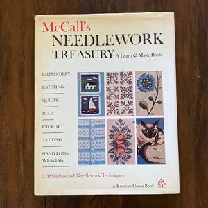 Vintage 1964 McCall’s Needlework Treasury 379 Stitches & Needlework Techniques